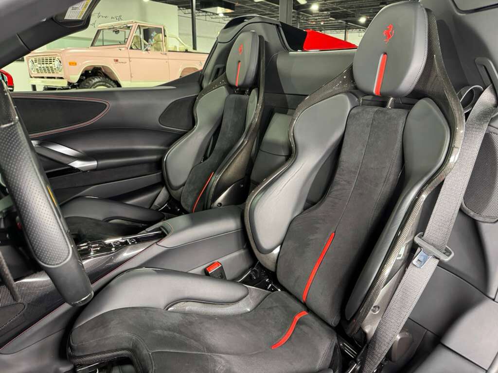 2022 Ferrari SF90 Spider Rosso Corsa paint, two-tone bodywork, carbon racing seats, forged wheels, carbon galore & MUCH MORE! Fort Lauderdale FL