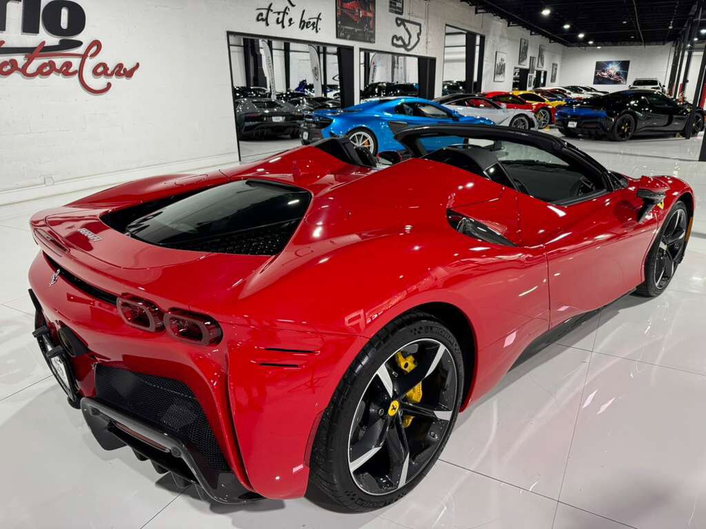 2022 Ferrari SF90 Spider Rosso Corsa paint, two-tone bodywork, carbon racing seats, forged wheels, carbon galore & MUCH MORE! Fort Lauderdale FL
