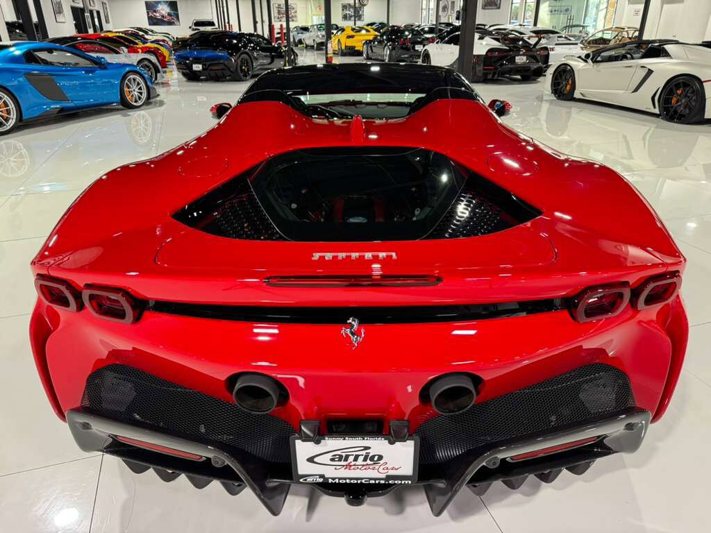 2022 Ferrari SF90 Spider Rosso Corsa paint, two-tone bodywork, carbon racing seats, forged wheels, carbon galore & MUCH MORE! Fort Lauderdale FL