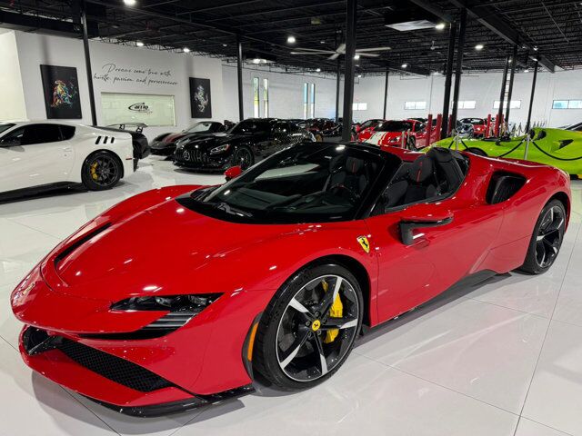 2022 Ferrari SF90 Spider Rosso Corsa paint, two-tone bodywork, racing seats w/ lifter, forged wheels,carbon galore AND MORE!! Fort Lauderdale FL