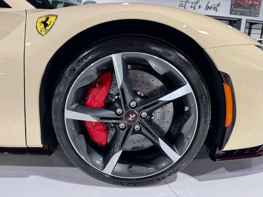 2022 Ferrari SF90 Stradale Avorio paint, Rosso Ferrari interior, forged wheels, racing seats, carbon galore AND MUCH MORE!!! Fort Lauderdale FL