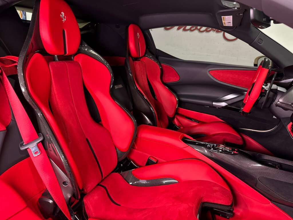 2022 Ferrari SF90 Stradale Avorio paint, Rosso Ferrari interior, forged wheels, racing seats, carbon galore AND MUCH MORE!!! Fort Lauderdale FL
