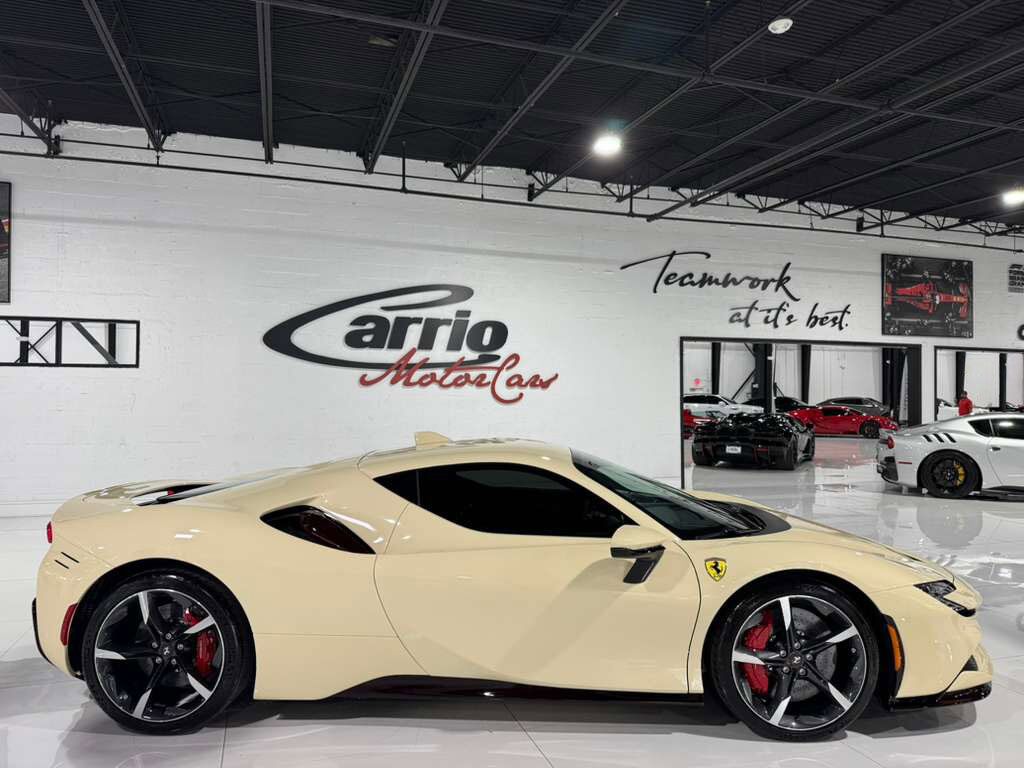 2022 Ferrari SF90 Stradale Avorio paint, Rosso Ferrari interior, forged wheels, racing seats, carbon galore AND MUCH MORE!!! Fort Lauderdale FL
