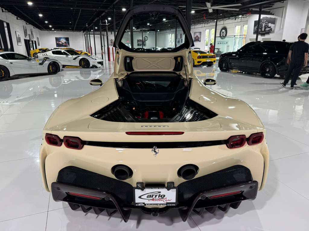 2022 Ferrari SF90 Stradale Avorio paint, Rosso Ferrari interior, forged wheels, racing seats, carbon galore AND MUCH MORE!!! Fort Lauderdale FL