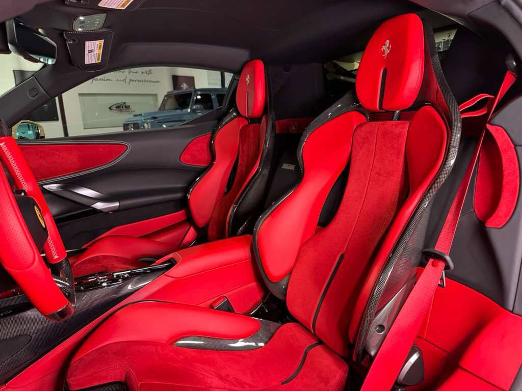 2022 Ferrari SF90 Stradale Avorio paint, Rosso Ferrari interior, forged wheels, racing seats, carbon galore AND MUCH MORE!!! Fort Lauderdale FL
