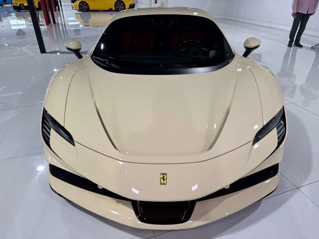 2022 Ferrari SF90 Stradale Avorio paint, Rosso Ferrari interior, forged wheels, racing seats, carbon galore AND MUCH MORE!!! Fort Lauderdale FL