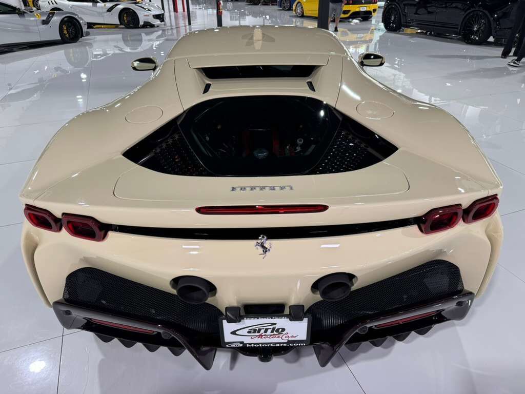 2022 Ferrari SF90 Stradale Avorio paint, Rosso Ferrari interior, forged wheels, racing seats, carbon galore AND MUCH MORE!!! Fort Lauderdale FL
