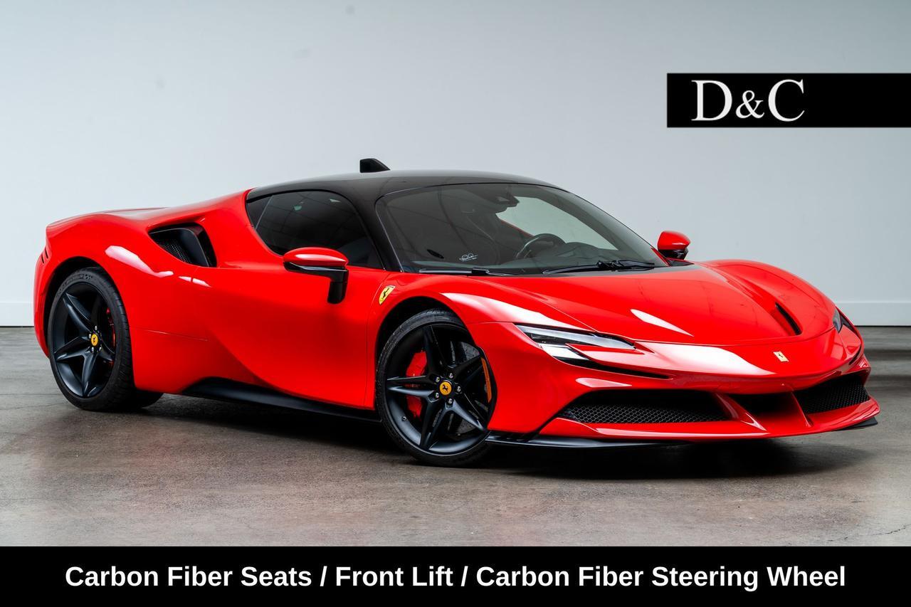 2022 Ferrari SF90 Stradale Carbon Fiber Racing Seats Suspension Lifter