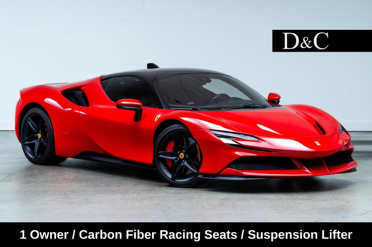2022 Ferrari SF90 Stradale Carbon Fiber Racing Seats Suspension Lifter