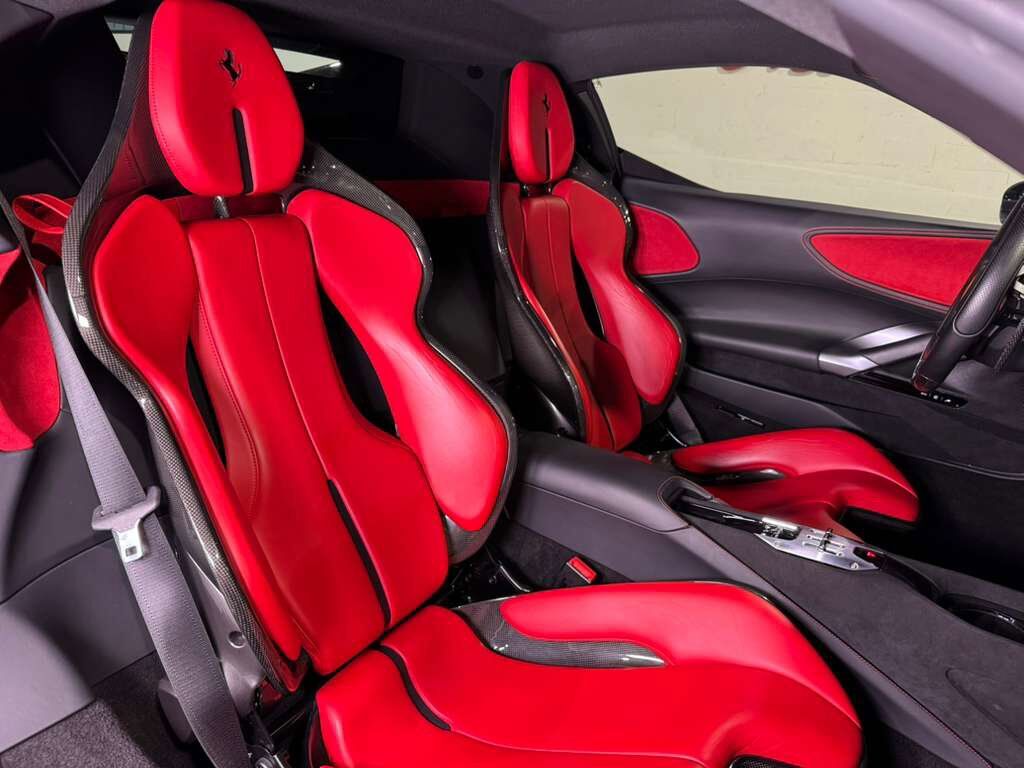 2022 Ferrari SF90 Stradale Grigio Scuro paint, Rosso Ferrari interior, front driving camera, carbon racing seats AND MUCH MORE! Fort Lauderdale FL