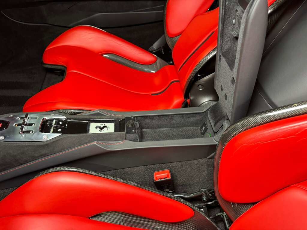 2022 Ferrari SF90 Stradale Grigio Scuro paint, Rosso Ferrari interior, front driving camera, carbon racing seats AND MUCH MORE! Fort Lauderdale FL