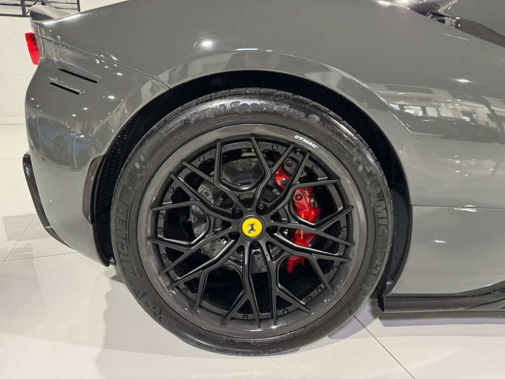2022 Ferrari SF90 Stradale Grigio Scuro paint, Rosso Ferrari interior, front driving camera, carbon racing seats AND MUCH MORE! Fort Lauderdale FL