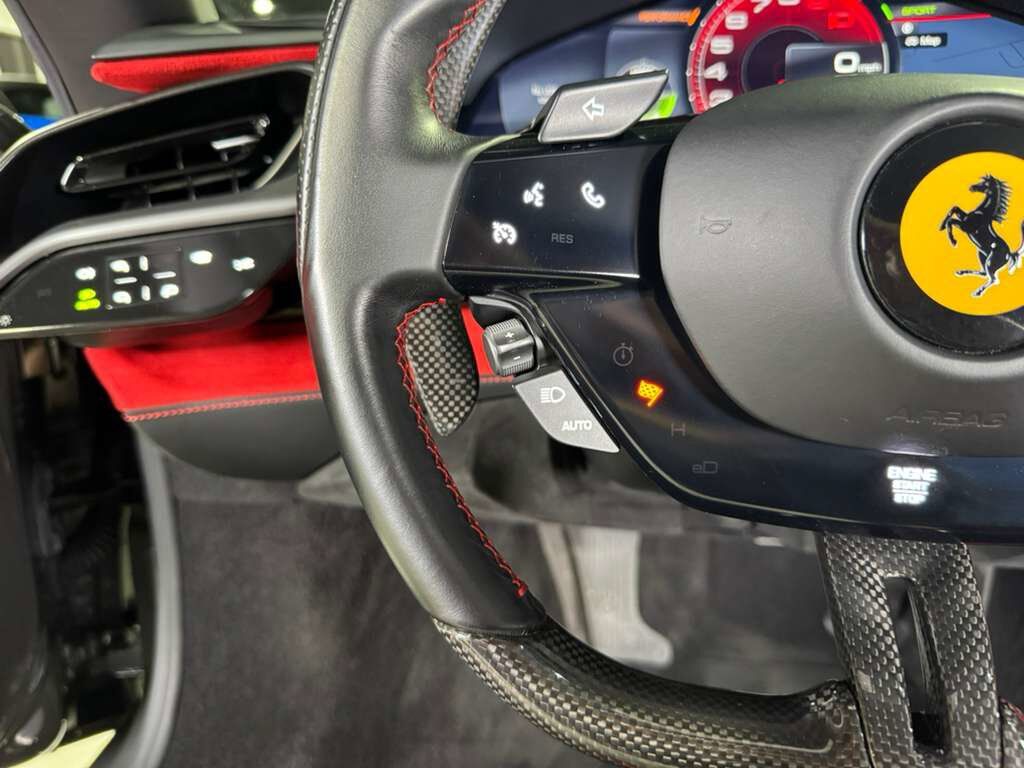 2022 Ferrari SF90 Stradale Grigio Scuro paint, Rosso Ferrari interior, front driving camera, carbon racing seats AND MUCH MORE! Fort Lauderdale FL