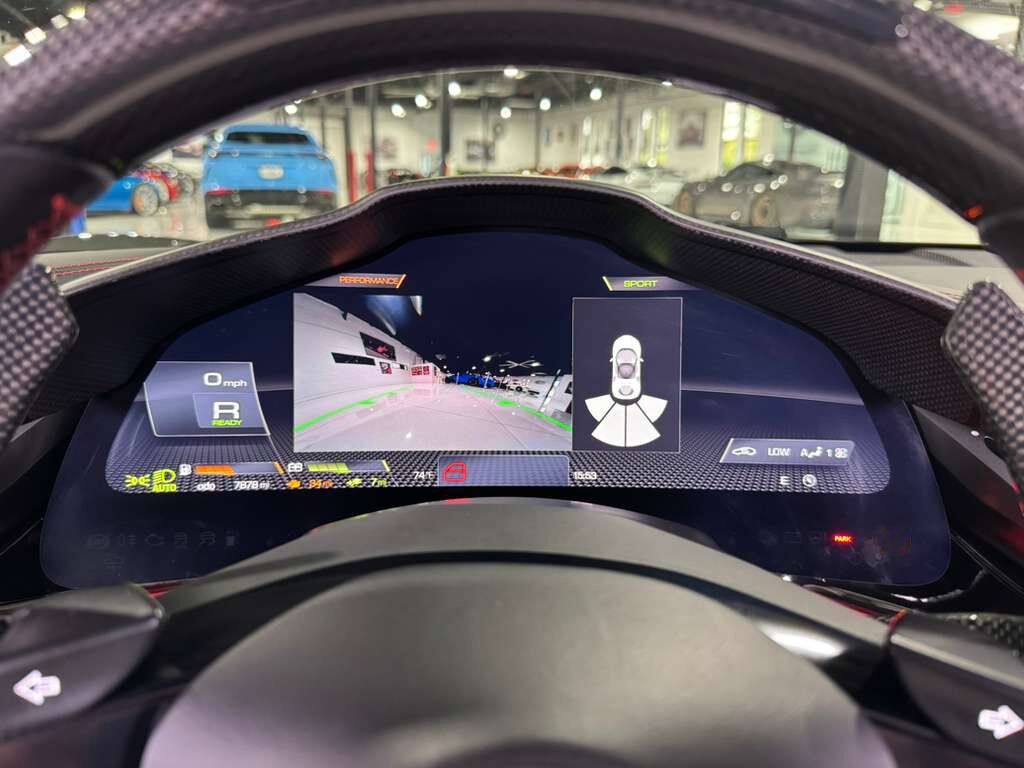 2022 Ferrari SF90 Stradale Grigio Scuro paint, Rosso Ferrari interior, front driving camera, carbon racing seats AND MUCH MORE! Fort Lauderdale FL