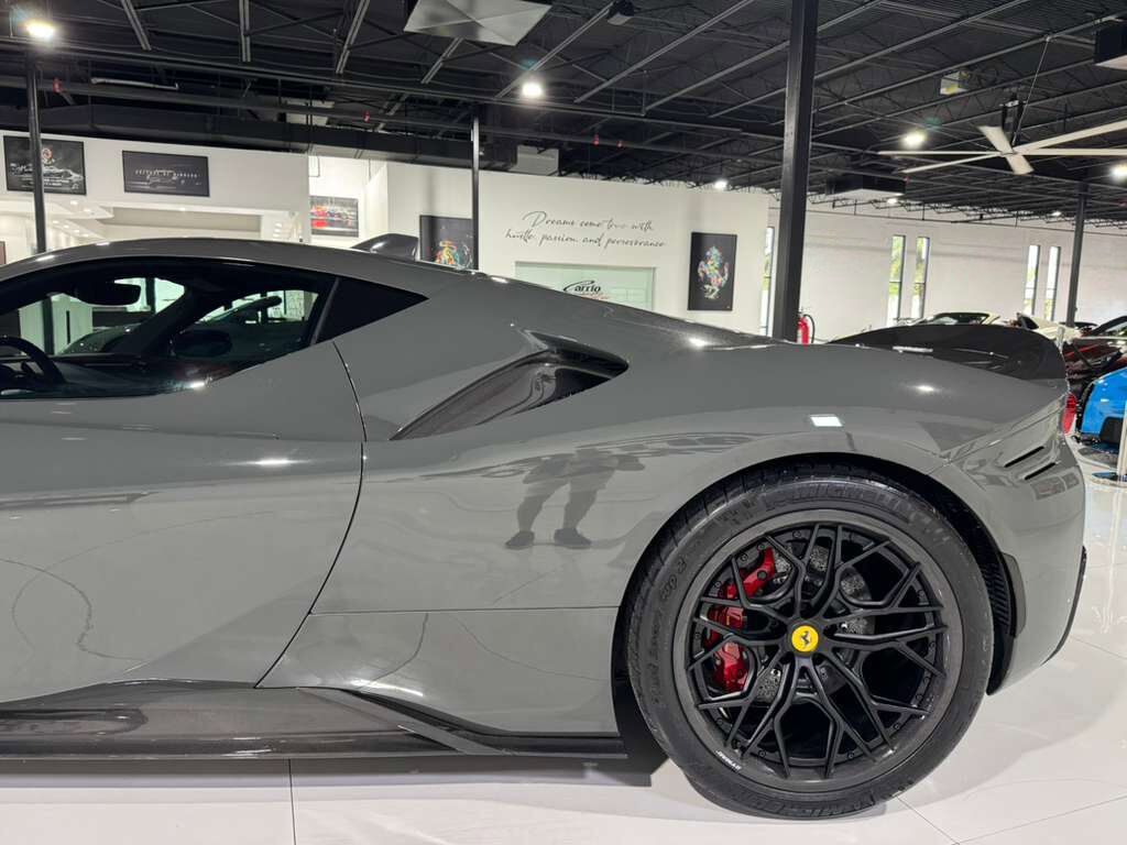 2022 Ferrari SF90 Stradale Grigio Scuro paint, Rosso Ferrari interior, front driving camera, carbon racing seats AND MUCH MORE! Fort Lauderdale FL