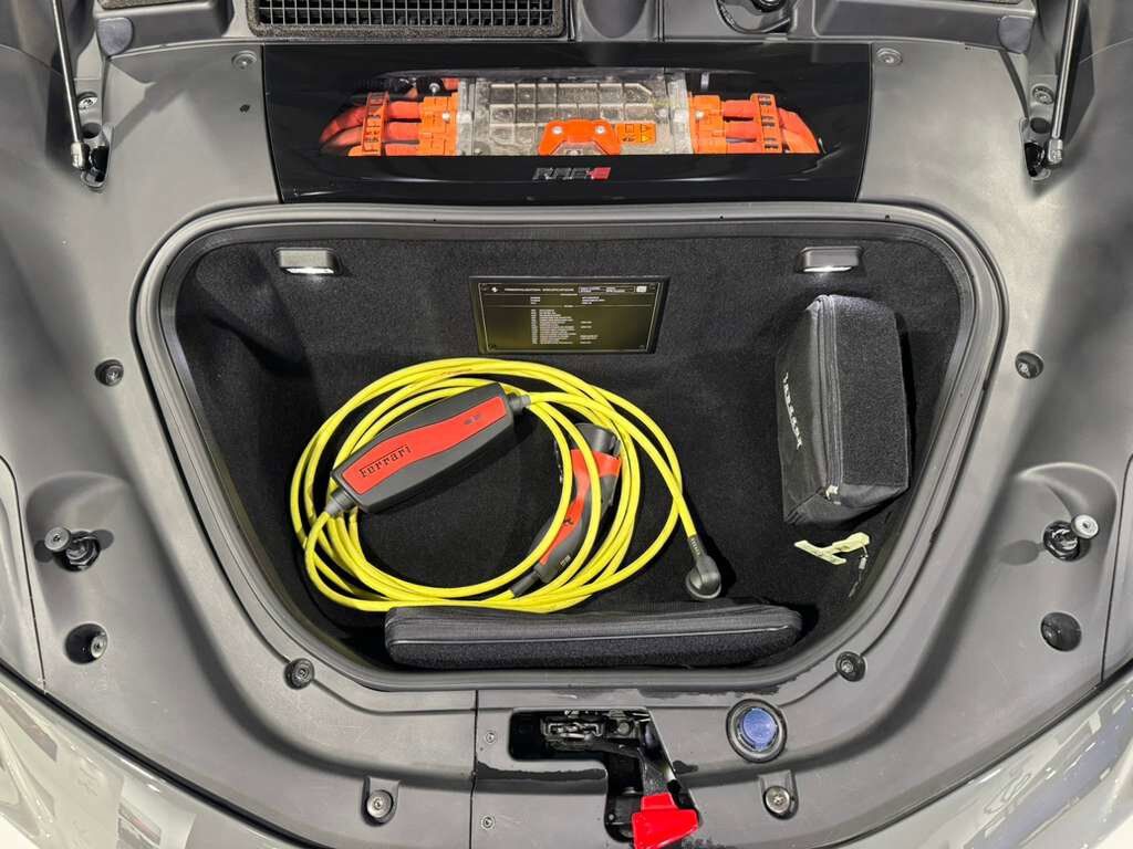 2022 Ferrari SF90 Stradale Grigio Scuro paint, Rosso Ferrari interior, front driving camera, carbon racing seats AND MUCH MORE! Fort Lauderdale FL