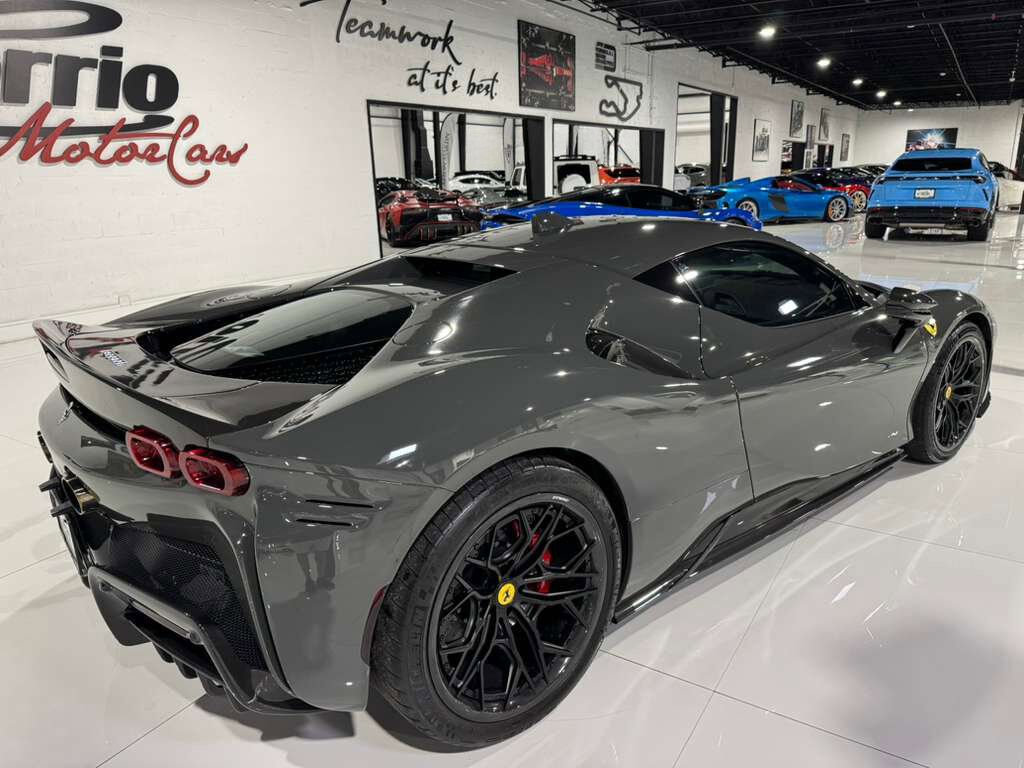 2022 Ferrari SF90 Stradale Grigio Scuro paint, Rosso Ferrari interior, front driving camera, carbon racing seats AND MUCH MORE! Fort Lauderdale FL