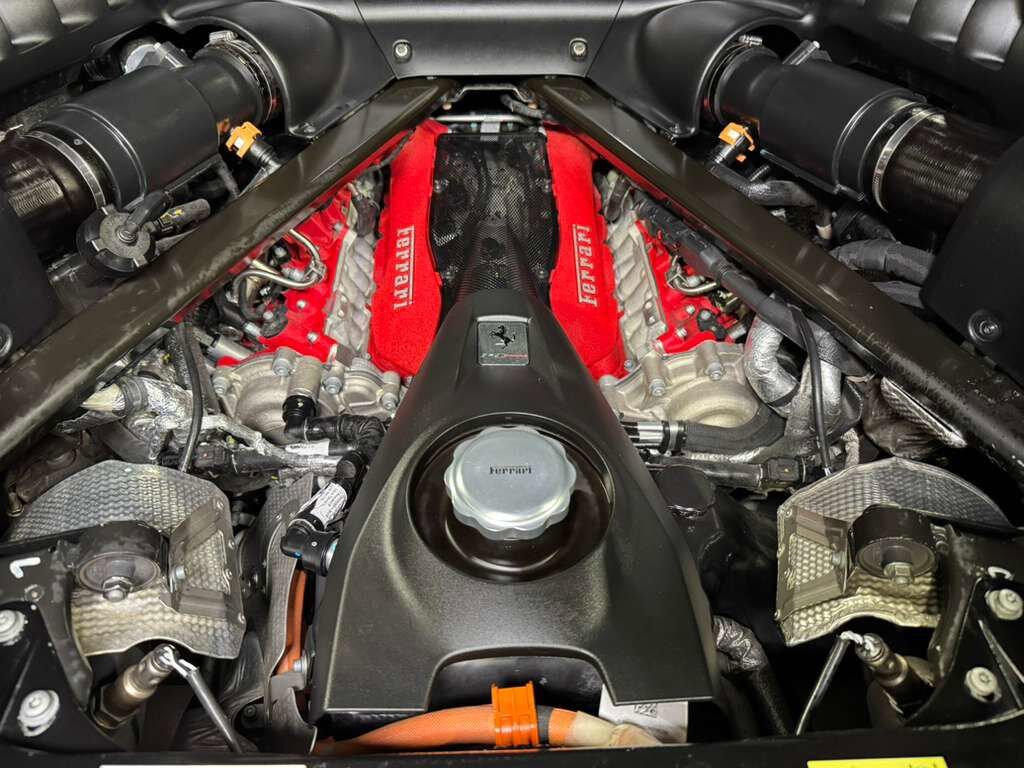 2022 Ferrari SF90 Stradale Grigio Scuro paint, Rosso Ferrari interior, front driving camera, carbon racing seats AND MUCH MORE! Fort Lauderdale FL