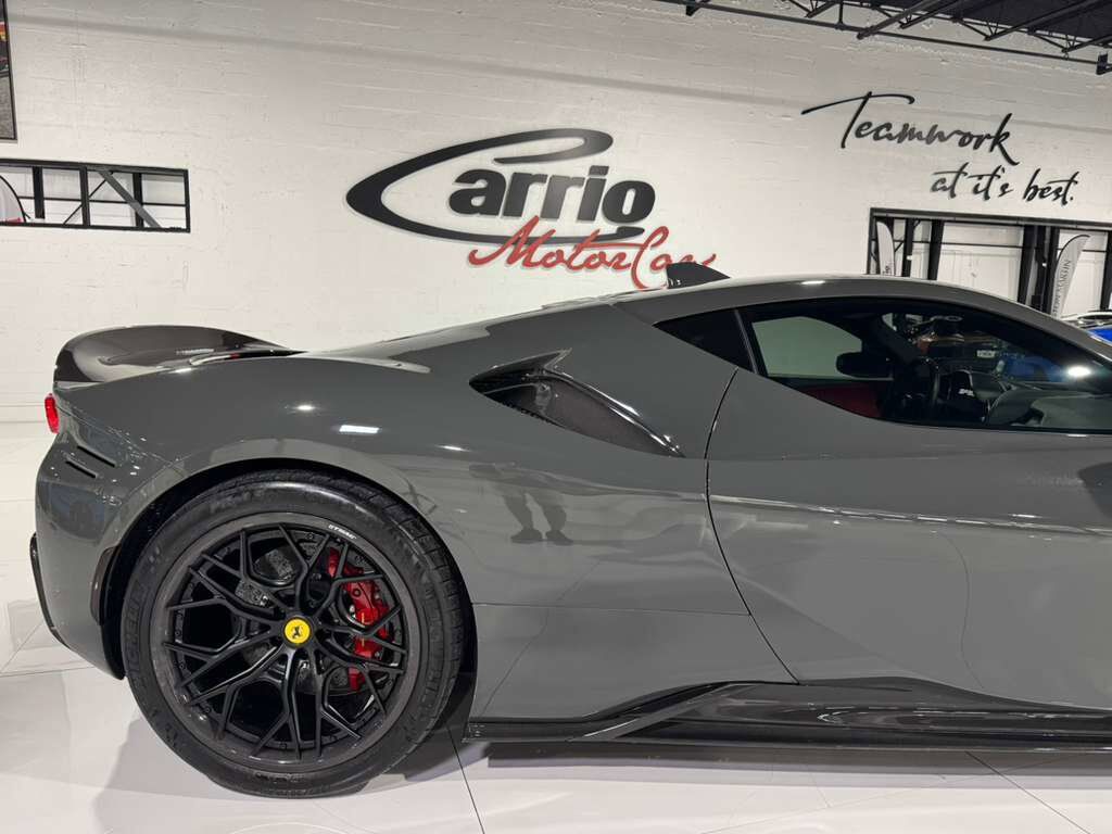 2022 Ferrari SF90 Stradale Grigio Scuro paint, Rosso Ferrari interior, front driving camera, carbon racing seats AND MUCH MORE! Fort Lauderdale FL