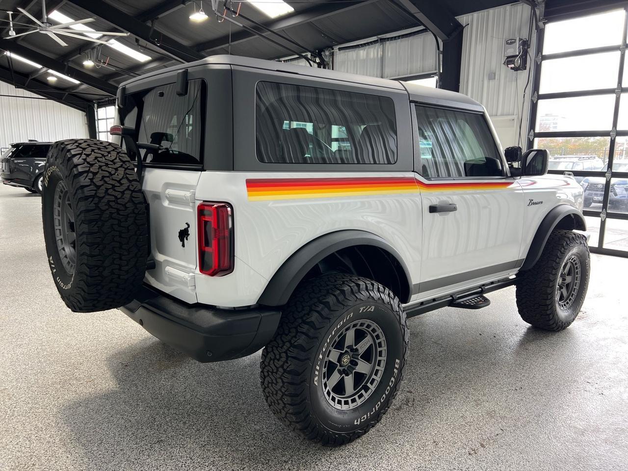 2022 Ford Bronco Black Diamond, Mid Pkg, V6, Lift, Icon Wheels, Upgrade Sound System, Custom Graphics