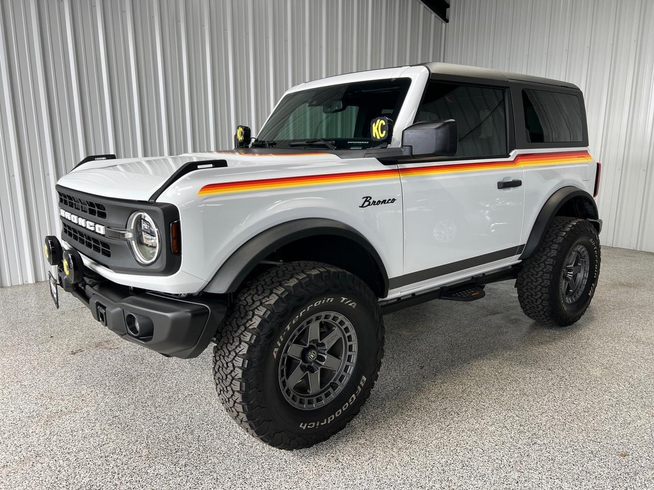 2022 Ford Bronco Black Diamond, Mid Pkg, V6, Lift, Icon Wheels, Upgrade Sound System