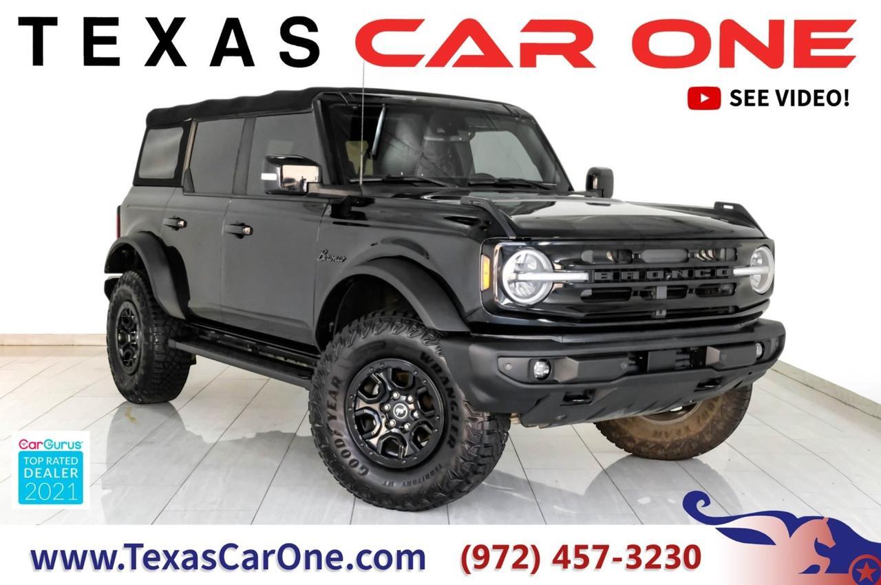 2022 Ford Bronco OUTER BANKS 4WD SASQUATCH PKG BLIND SPOT HEATED SEATS REAR CAMERA KEYLESS START