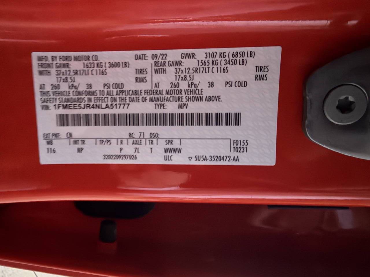 2022 Ford Bronco Raptor 4x4 4dr SUV Eldridge IA