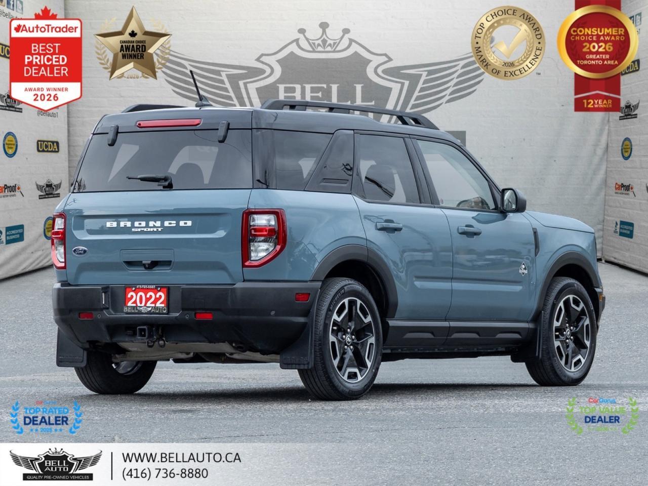 2022 Ford Bronco Sport Outer Banks | NAVI | B.CAM | SUNROOF | B&O | WRLSCHRGR | NOACCIDENT Toronto ON