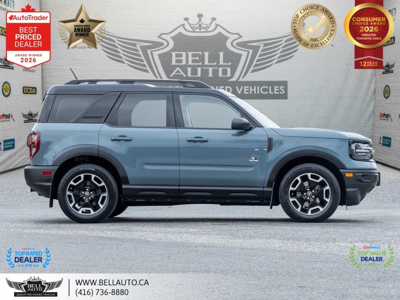 2022 Ford Bronco Sport Outer Banks | NAVI | B.CAM | SUNROOF | B&O | WRLSCHRGR | NOACCIDENT Toronto ON