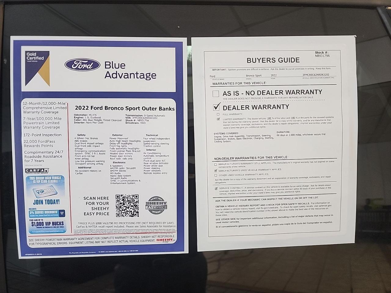 2022 Ford Bronco Sport Outer Banks Richmond VA