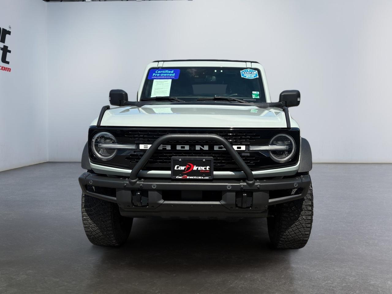 2022 Ford Bronco Wildtrak, RUNNING BOARDS, TOW PACKAGE, FENDER FLARES, BLIND SPOT, LANE KEEP ASSIST, FORWARD COLLISION, 360 BACKUP CAMERA, SELECT DRIVE MODES, HEATED STEERING WHEEL & SEATS, REMOTE START, AUTO START/STOP, CLEAN CARFAX, LOW MILES, RIDE TOUGH IN THIS BR Virginia Beach VA