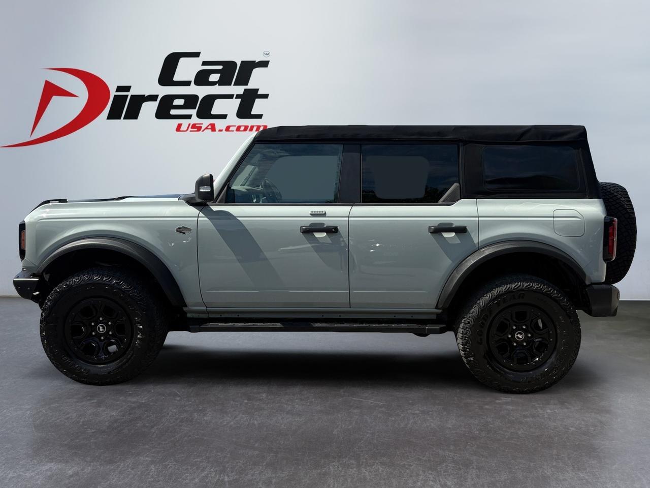 2022 Ford Bronco Wildtrak, RUNNING BOARDS, TOW PACKAGE, FENDER FLARES, BLIND SPOT, LANE KEEP ASSIST, FORWARD COLLISION, 360 BACKUP CAMERA, SELECT DRIVE MODES, HEATED STEERING WHEEL & SEATS, REMOTE START, AUTO START/STOP, CLEAN CARFAX, LOW MILES, RIDE TOUGH IN THIS BR Virginia Beach VA