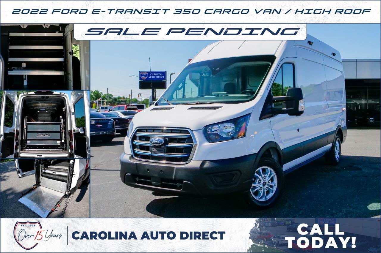 2022 Ford E-Transit 350 Cargo Van / High Roof / Tommy Gate / Shelving! Lincolnton NC