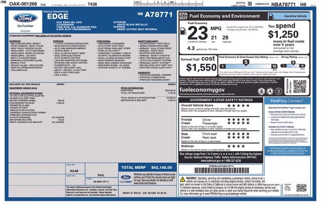 2022 Ford Edge SEL Raleigh NC