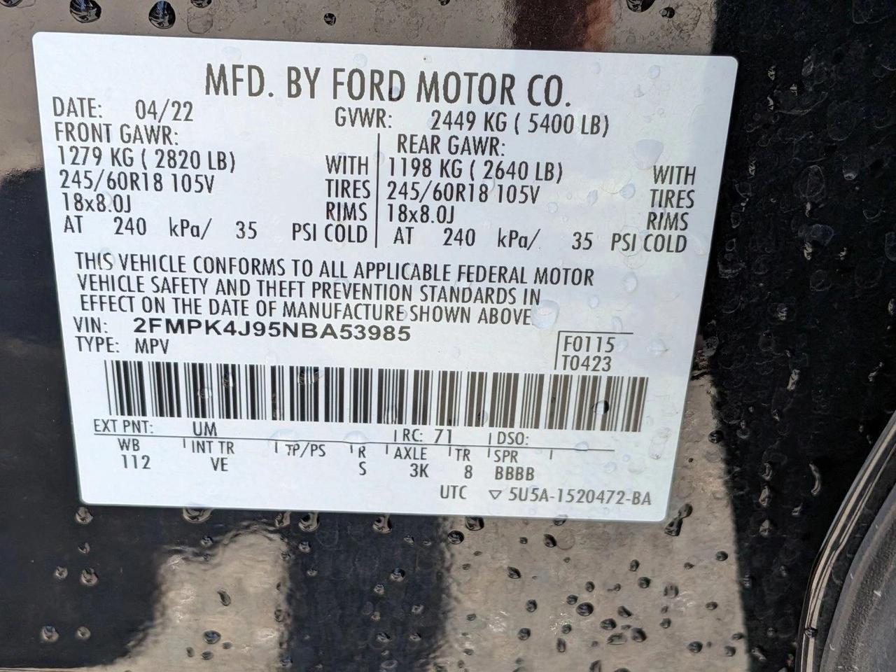 2022 Ford Edge SEL Roseville CA