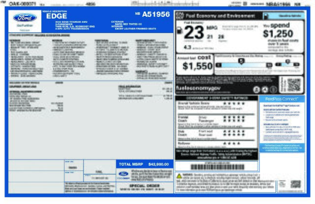 2022 Ford Edge Titanium Raleigh NC