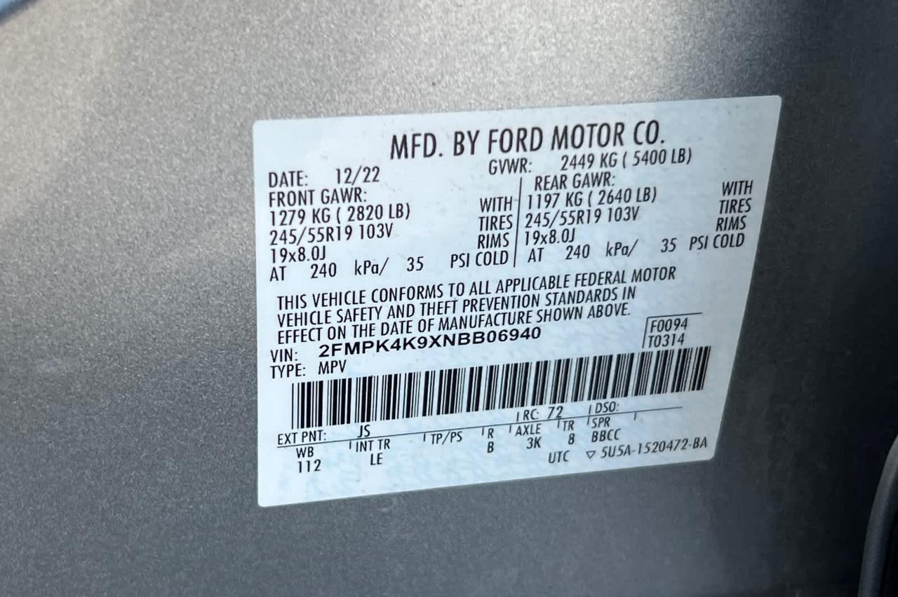 2022 Ford Edge Titanium Roseville CA