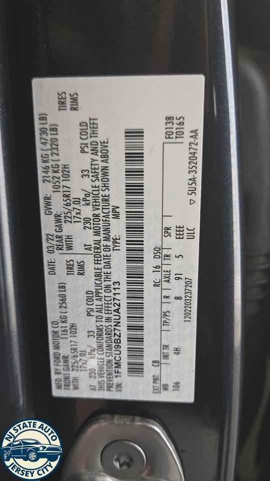 2022 Ford Escape Hybrid SE Jersey City NJ