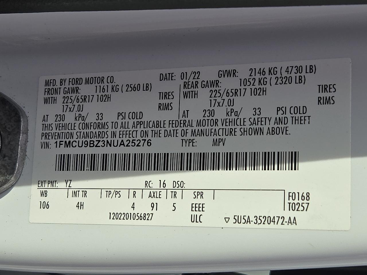 2022 Ford Escape SE Hybrid Vineland NJ