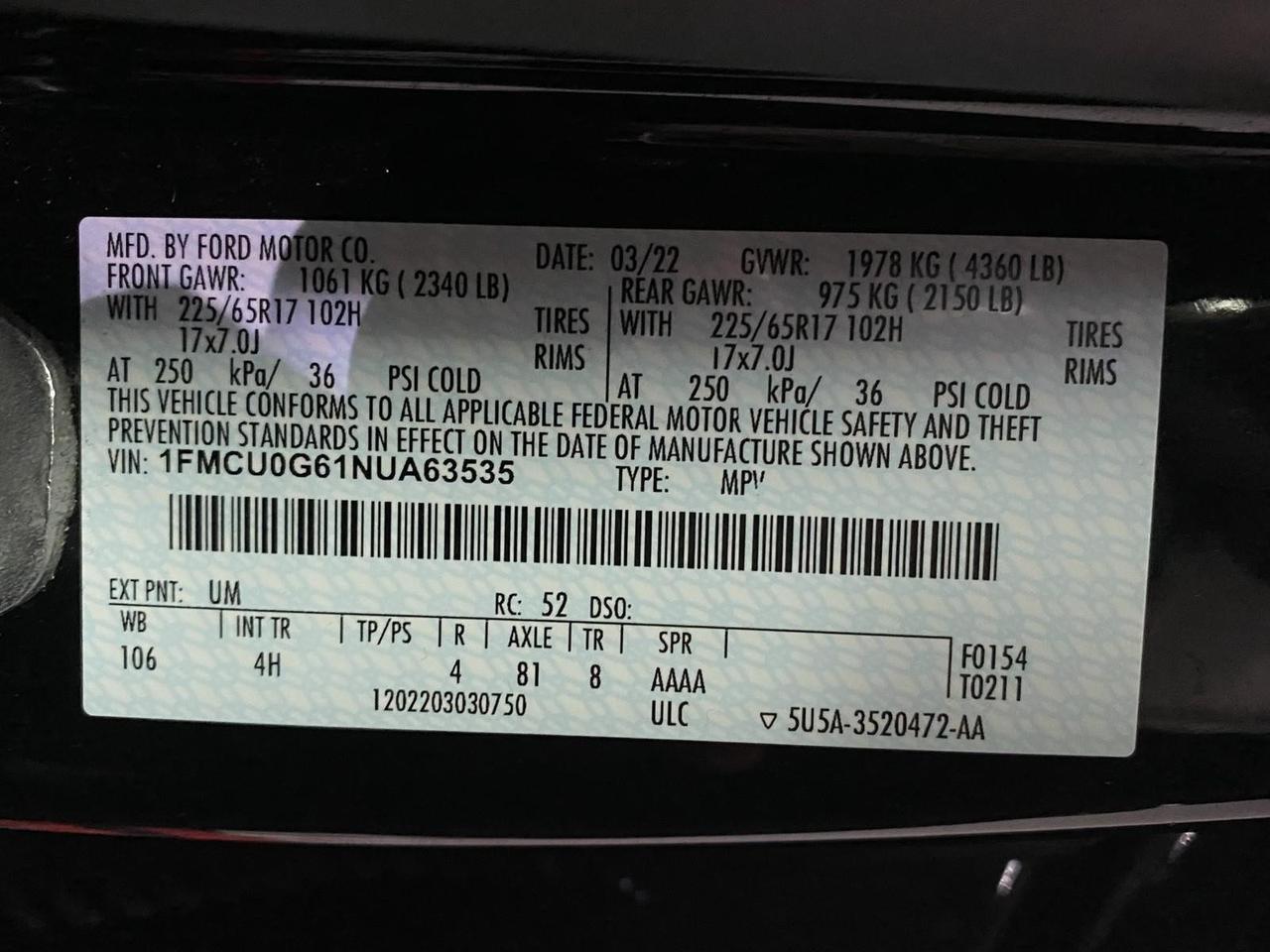 2022 Ford Escape SE Richmond Hill NY