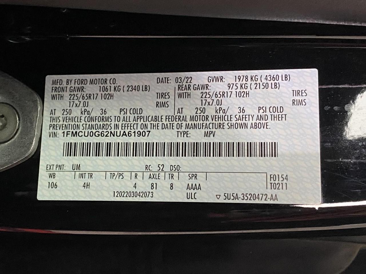 2022 Ford Escape SE Richmond Hill NY