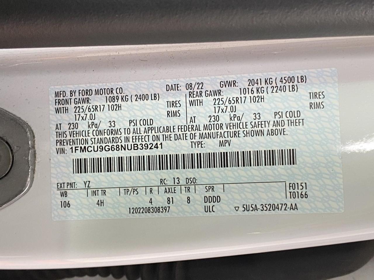 2022 Ford Escape SE Richmond Hill NY