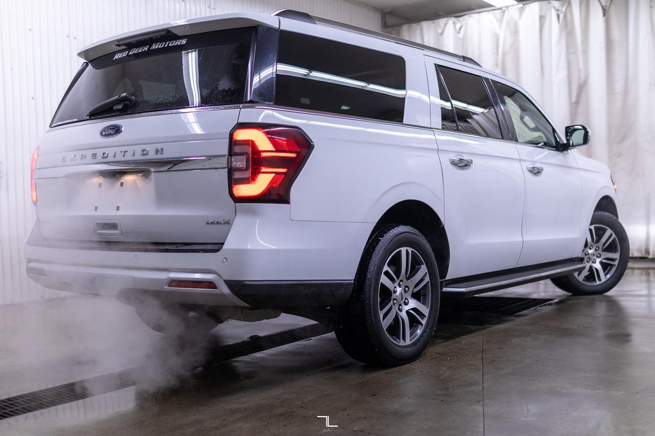 2022 Ford Expedition Max AWD Limited Leather Roof Nav BCam Red Deer AB