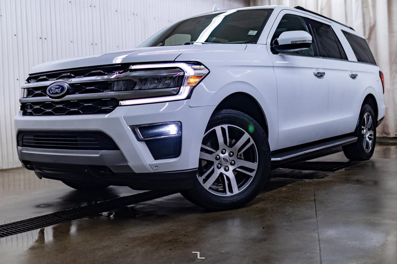 2022 Ford Expedition Max AWD Limited Leather Roof Nav BCam Red Deer AB
