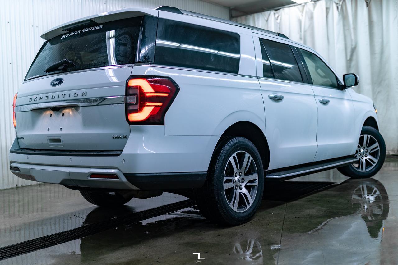 2022 Ford Expedition Max AWD Limited Leather Roof Nav BCam Red Deer AB