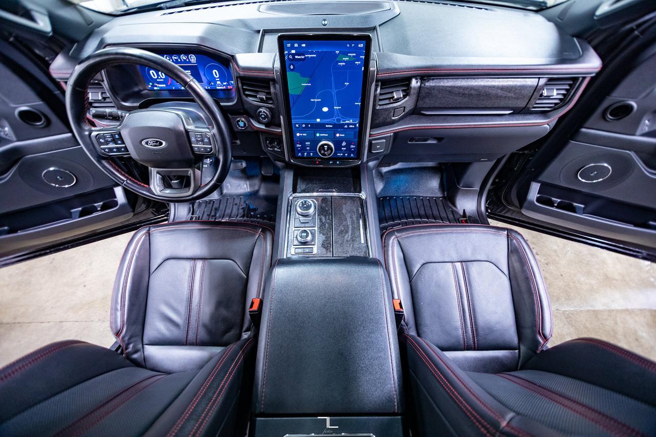 2022 Ford Expedition Max AWD Limited Stealth Edition Leather Roof Nav BCam Red Deer AB