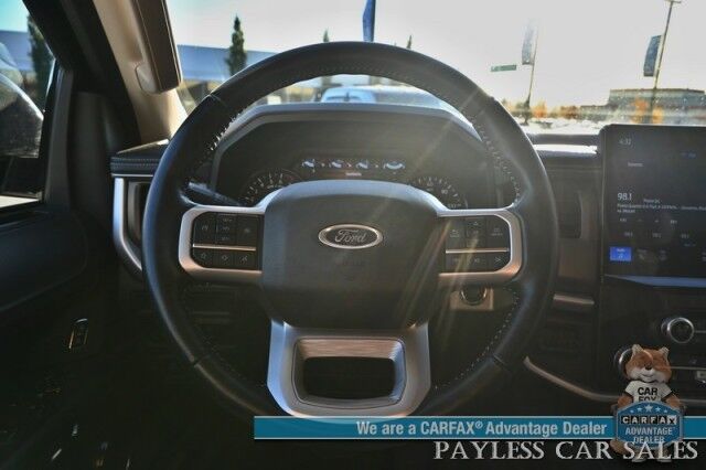 2022 Ford Expedition XLT / 4X4 / Power Driver's Seat / NAV / Lane Departure & Blind Spot Alert / Forward Collision Warning / 3rd Row / Seats 8 / Apple CarPlay & Android Auto / Back Up Camera / Rear Parking Sensors / Tow Pkg / 1-Owner Anchorage AK