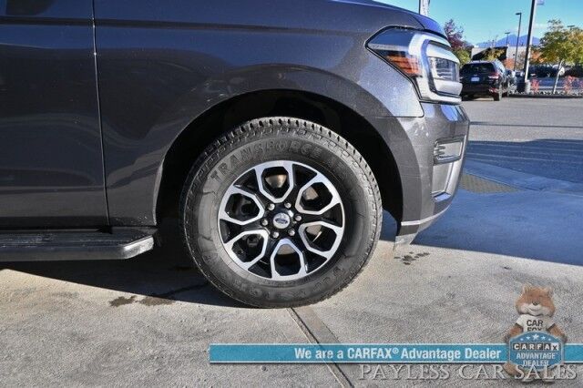 2022 Ford Expedition XLT / 4X4 / Power Driver's Seat / NAV / Lane Departure & Blind Spot Alert / Forward Collision Warning / 3rd Row / Seats 8 / Apple CarPlay & Android Auto / Back Up Camera / Rear Parking Sensors / Tow Pkg / 1-Owner Anchorage AK