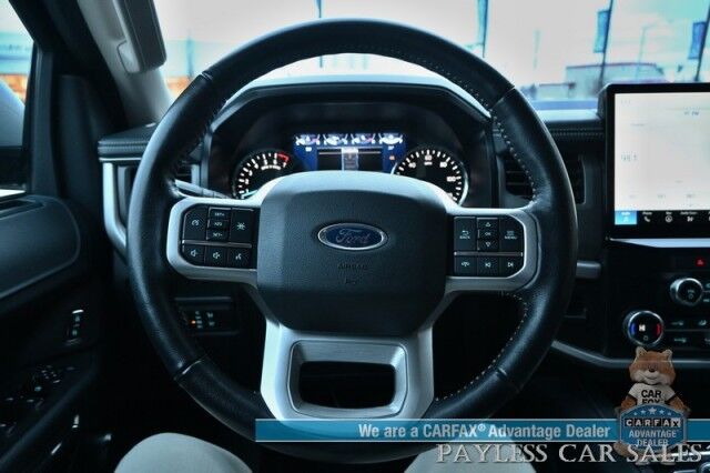 2022 Ford Expedition XLT / 4X4 / Power Driver's Seat / Navigation / Lane Departure & Blind Spot / Forward Collision Warning / 3rd Row / Seats 8 / Apple CarPlay & Android Auto / Back Up Camera / Rear Parking Sensors / Tow Pkg / 1-Owner Anchorage AK