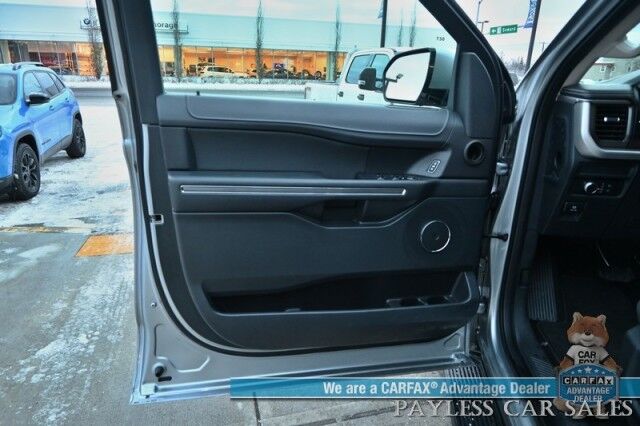 2022 Ford Expedition XLT / 4X4 / Power Driver's Seat / Navigation / Lane Departure & Blind Spot / Forward Collision Warning / 3rd Row / Seats 8 / Apple CarPlay & Android Auto / Back Up Camera / Rear Parking Sensors / Tow Pkg / 1-Owner Anchorage AK